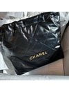 22bag medium black chain bag - CHANEL - BALAAN 1