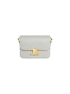 Teen Triomphe Lizard Cross Bag Chalk - CELINE - BALAAN 1