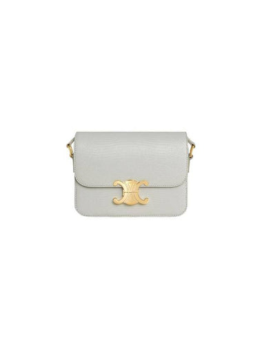 Teen Triomphe Lizard Cross Bag Chalk - CELINE - BALAAN 1