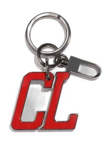 3225169 T448 Happy Louis Cl Logo Keyring - CHRISTIAN LOUBOUTIN - BALAAN 1