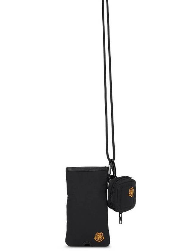 Tiger Patch Strap Phone Cross Bag Black - KENZO - BALAAN 3