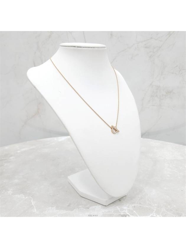 Lux You Finesse Necklace 18K Rose Gold Diamond - HERMES - BALAAN 3