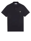 Pique Stretch Cotton Short Sleeve Polo Shirt Navy - STONE ISLAND - BALAAN 2