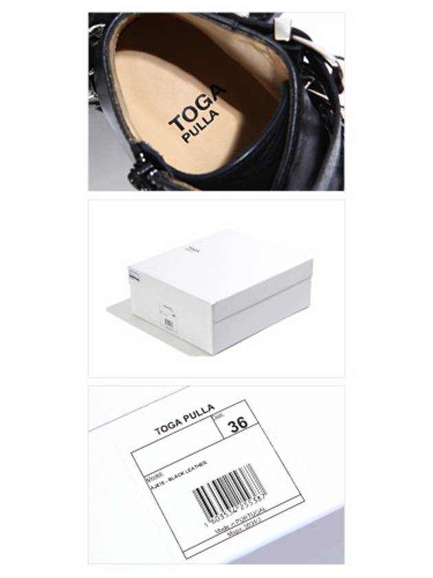 15SS Women's Boots Heel AJ670 PELLE BLACK - TOGA - BALAAN 5