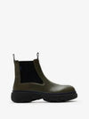 Creeper Low Chelsea Boots Green - BURBERRY - BALAAN 2