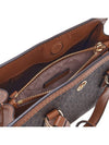 Chantal Monogram Print Tote Bag Brown - MICHAEL KORS - BALAAN 10