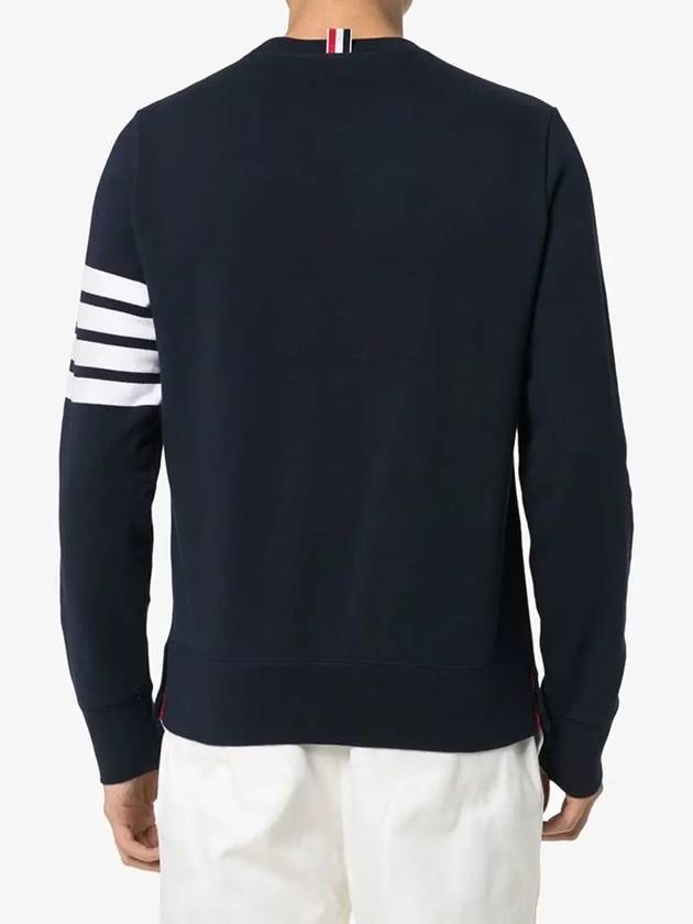 4 Bar Loopback Jersey Sweatshirt Navy - THOM BROWNE - BALAAN 5