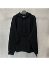 Men's Flower Back Logo Cotton Hoodie Black - WOOYOUNGMI - BALAAN 3