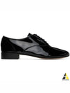 Women's Gigi Glossy Oxford Shoes Black - REPETTO - BALAAN.