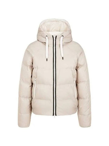 Women s Monili Trim Goose Down Padded Jacket Beige 271089 - BRUNELLO CUCINELLI - BALAAN 1