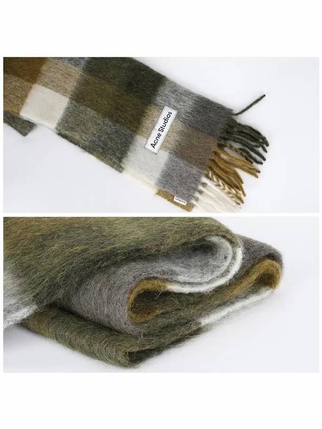 CA0084 DID mohair check scarf muffler - ACNE STUDIOS - BALAAN 3