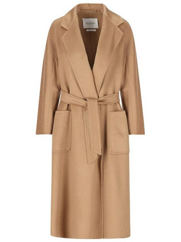 Ludmilla Belt Single Coat Camel - MAX MARA - BALAAN 1