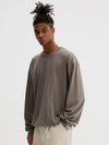 Back slit string long sleeve khaki gray - THEN OUR - BALAAN 3