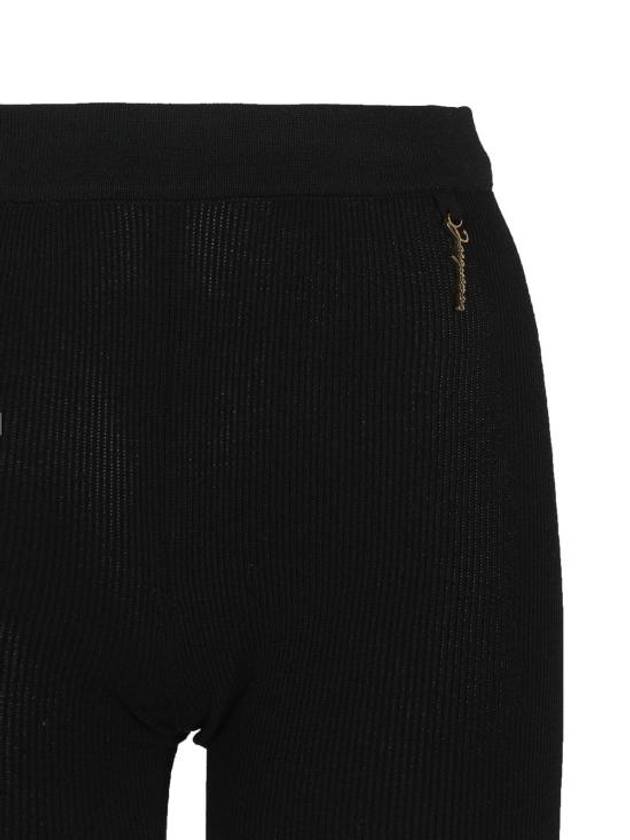 Le Short Pralu Charm Logo Knit Shorts Black - JACQUEMUS - BALAAN 4