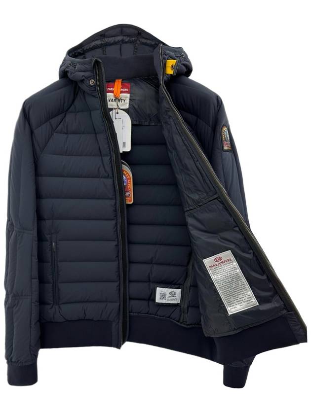 Men's Zipper Down Padding Jacket Navy - PARAJUMPERS - BALAAN 4