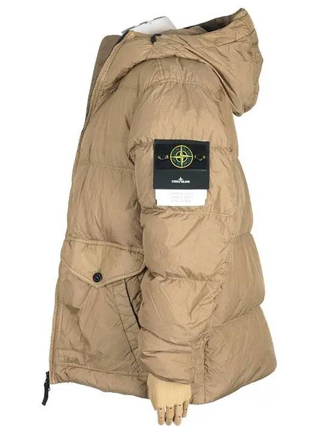 Crinkle Reps Re-Nylon Down Padding Beige - STONE ISLAND - BALAAN 3