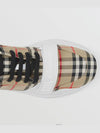 Vintage Check Suede Leather Sneakers Archive Beige - BURBERRY - BALAAN 4