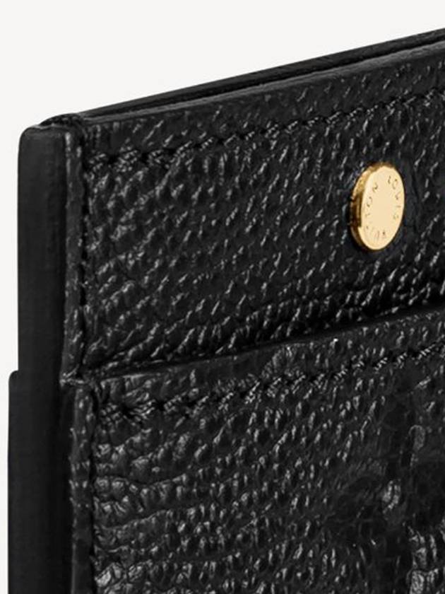 Monogram Empreinte Card Wallet Black - LOUIS VUITTON - BALAAN 7