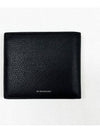 Grained Leather Bifold Wallet Black - GIVENCHY - BALAAN 3