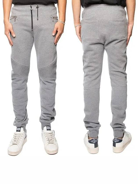 Slim biker training pants gray w6hj518 - BALMAIN - BALAAN 1