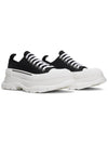 Men's Tread Slick Low Top Sneakers Black - ALEXANDER MCQUEEN - BALAAN 2