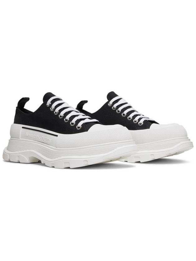 Men's Tread Slick Low Top Sneakers Black - ALEXANDER MCQUEEN - BALAAN 2