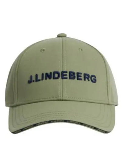 Hennric Embroidered Logo Ball Cap Oil Green - J.LINDEBERG - BALAAN 2