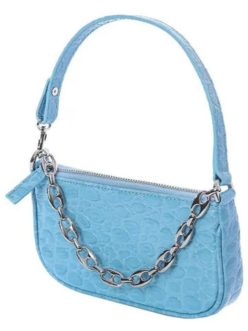 Silver Chain Coco Stamp Rachel Tote Bag MIRALGNCCESMA - BY FAR - BALAAN 1