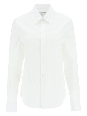 Long Sleeve Shirt White - BOTTEGA VENETA - BALAAN 1