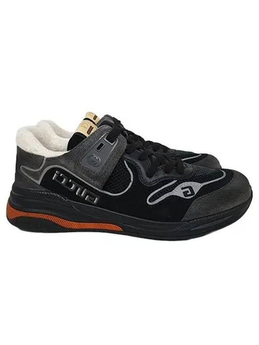 Men's Ultraface Low Top Sneakers Black - GUCCI - BALAAN.