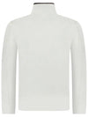 Light Fleece Half Zipped Sweatshirt White - CP COMPANY - BALAAN 4