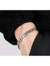 Cannage Chain Link Bracelet Silver - DIOR - BALAAN 3