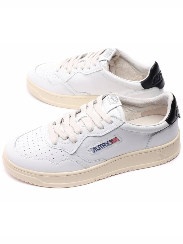 Medalist Black Tab Low Top Sneakers White - AUTRY - BALAAN 7