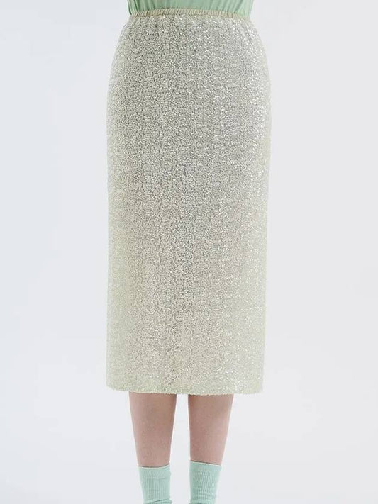 2.5mm sequin skirt light green 0100 - VOYONN - BALAAN 1
