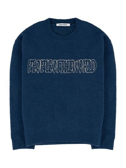 wool alpaca blend logo pullover BU - PEOPLE OF THE WORLD - BALAAN 2