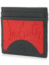 Men's Kios Logo Card Wallet Red Black - CHRISTIAN LOUBOUTIN - BALAAN 3