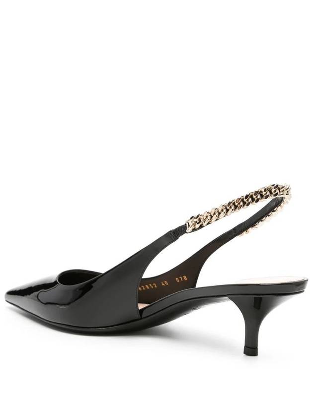 Signoria Slingback Heels Black - GUCCI - BALAAN 4