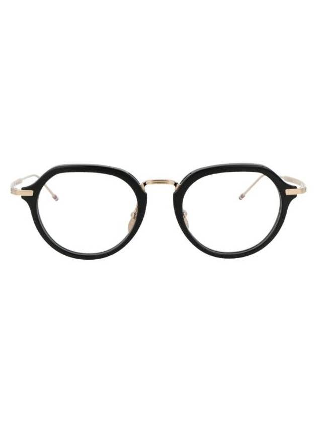 Eyewear Round Eyeglasses Gold Black - THOM BROWNE - BALAAN 1