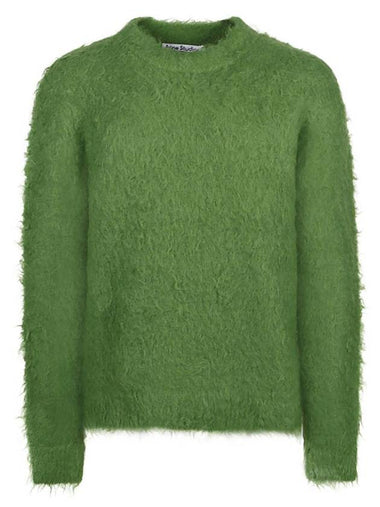 Mohair Wool Jumper Knit Top Green - ACNE STUDIOS - BALAAN 1