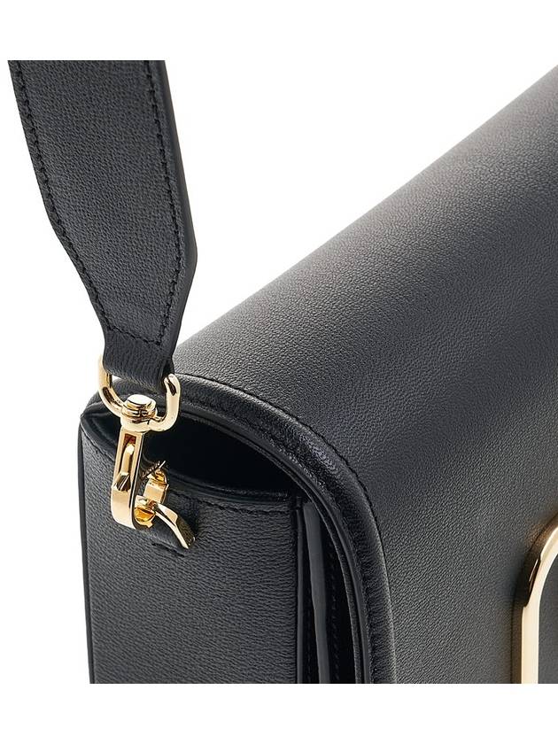 Flap Large Cross Bag Black - LANVIN - BALAAN 9