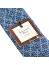 100 silk blue patterned tie - DIOR - BALAAN 6