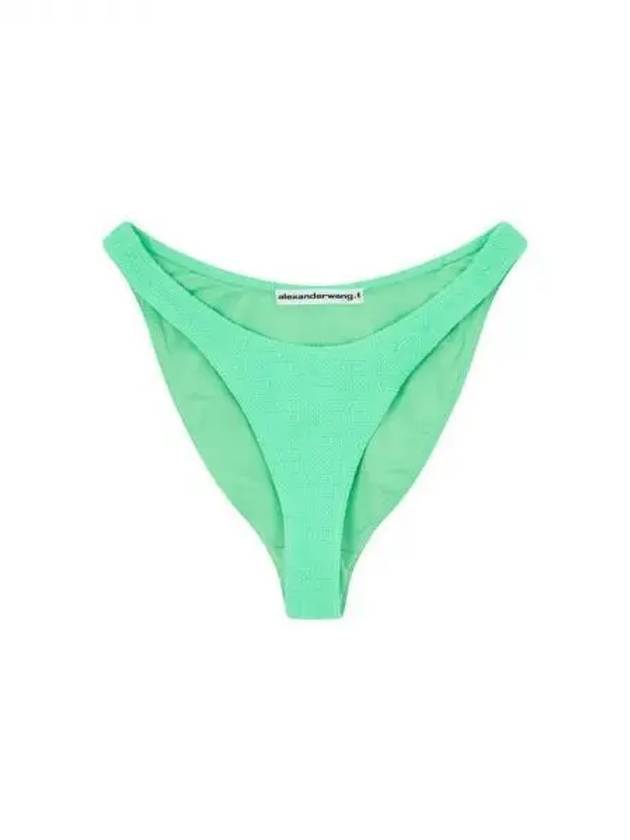 Embo Logo High Cut Bikini Bottom Mint 271445 - ALEXANDER WANG - BALAAN 1