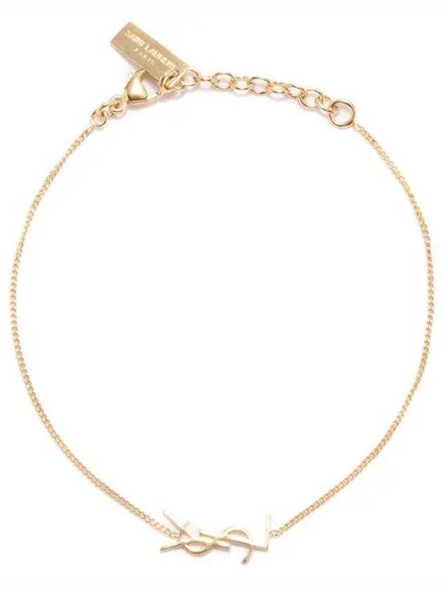 Chain YSL Cassandre Logo Pendant Gold Bracelet Bracelet - SAINT LAURENT - BALAAN 1