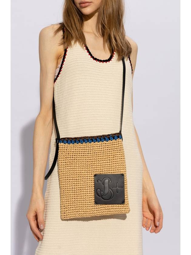 Woven Raffia Open Top Crossbody Bag J42WG0018P6667_115 - JIL SANDER - BALAAN 3