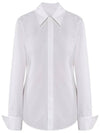 Oste Cotton Long Sleeve Shirt White - MAX MARA - BALAAN 2