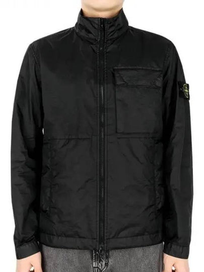 Men's Waffen Patch Membrana 3L TC Nylon Jacket Black - STONE ISLAND - BALAAN 2