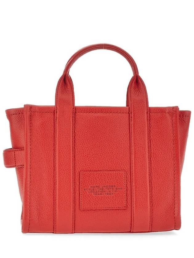 Small Leather Tote Bag Red - MARC JACOBS - BALAAN 7