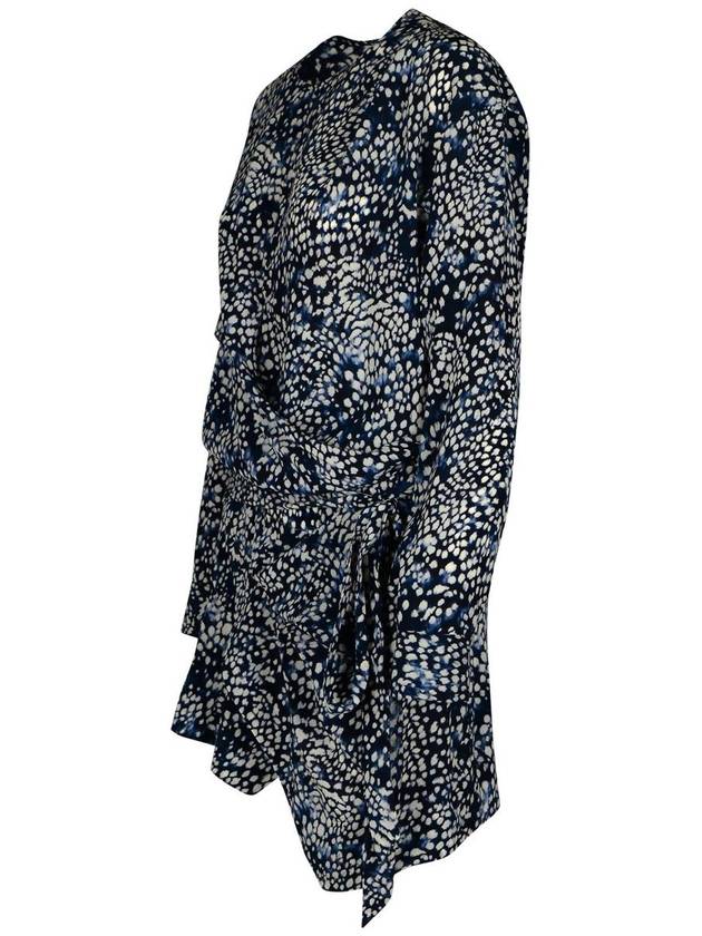 Isabel Marant 'Habla' Dress In Blue Silk Blend - ISABEL MARANT - BALAAN 2