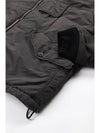 David Canvas Hooded Jacket Charcoal - STONE ISLAND - BALAAN 4