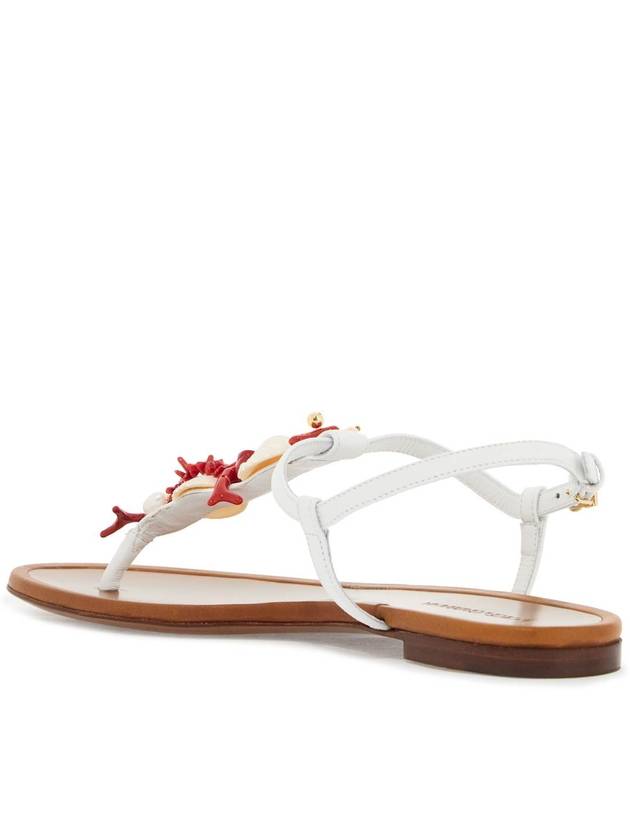 "nappa flip-flops with coral - DOLCE&GABBANA - BALAAN 3